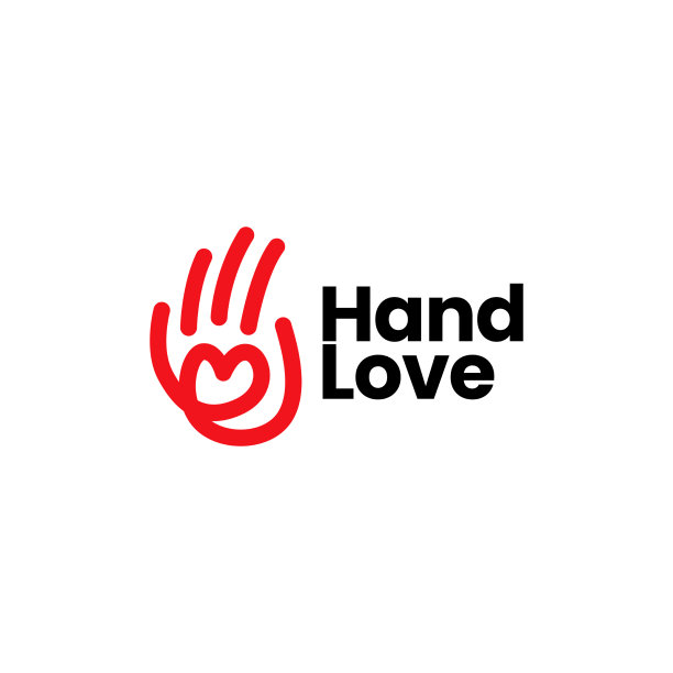 手爱心呵护帮助标志图标图片下载