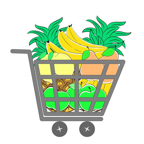 水果购物车图片下载