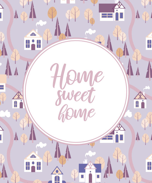 城市风景可爱的房子图片下载