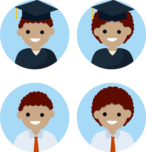 在蓝色的圆圈里设置男人和女人图片下载