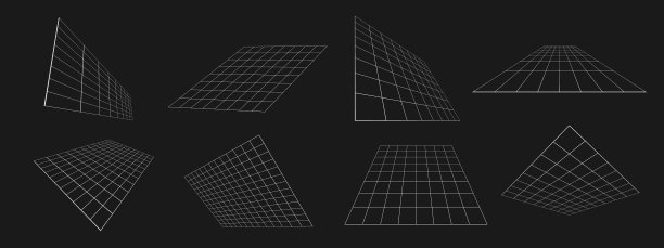 设置复古的未来主义透视网格图片下载