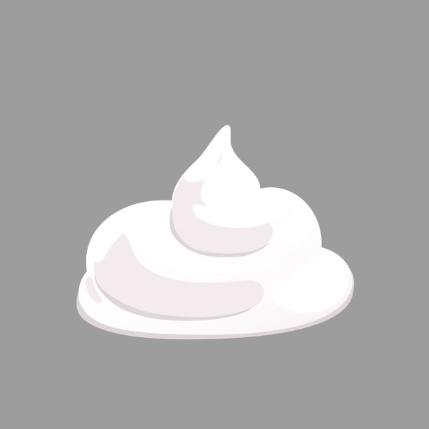 卡通风格的白酱图片下载