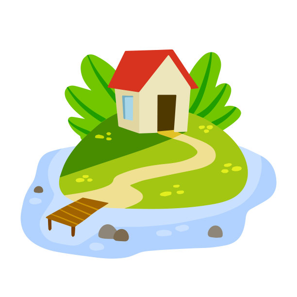 带有码头或码头的乡村住宅图片下载