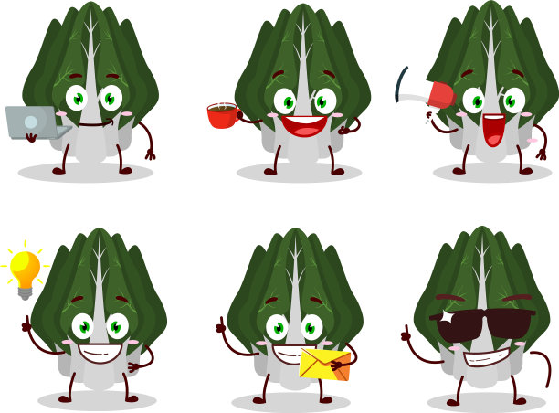 瑞士甜菜卡通与各种类型的业务图片下载