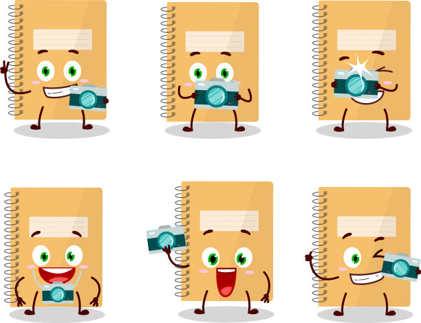 摄影师专业用棕色表情符号图片下载