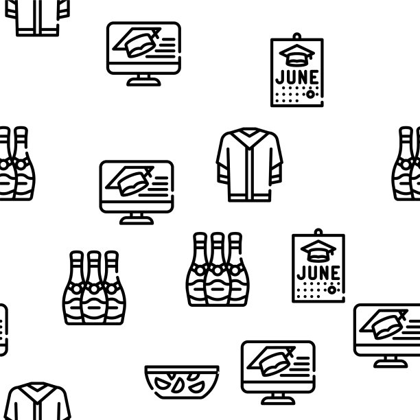 毕业教育无缝模式图片下载