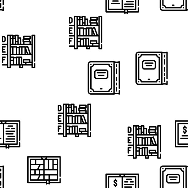 书店无缝模式图片下载