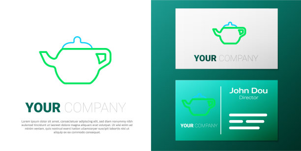 行传统中国茶道图标图片下载