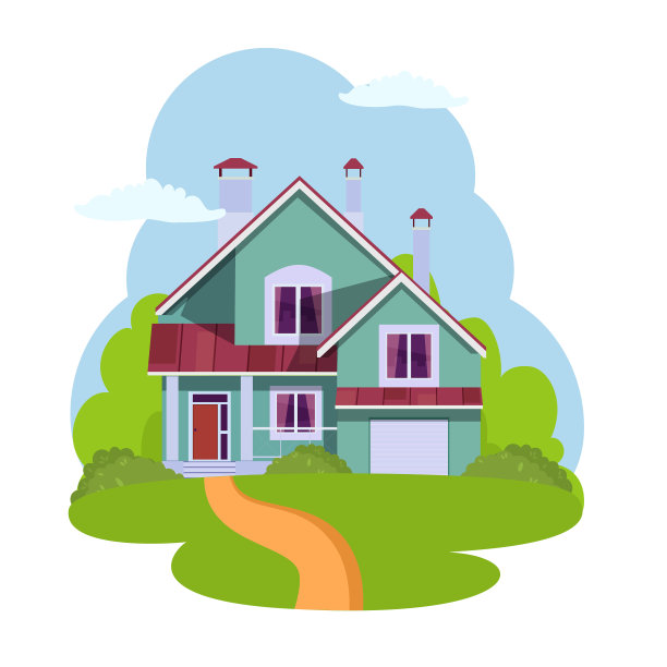 可爱的卡通房子图片下载