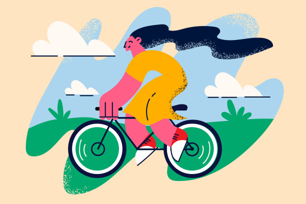 积极健康的生活方式和运动理念图片下载