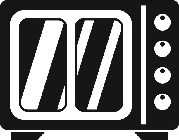 加热烤箱图标简单的烤架气体图片下载