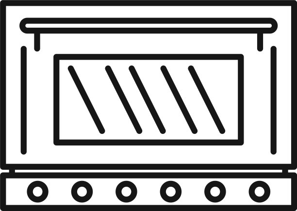 火烤箱图标轮廓con烤架图片下载