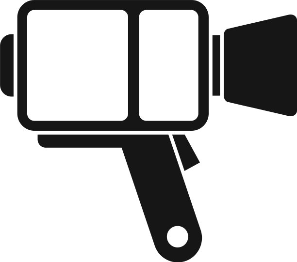 复古手柄相机图标简单视频图片下载