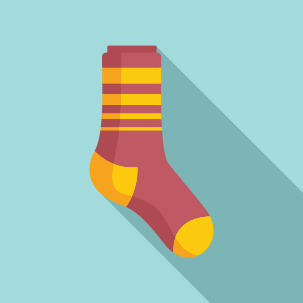 冬季袜子图标平坦运动羊毛图片下载