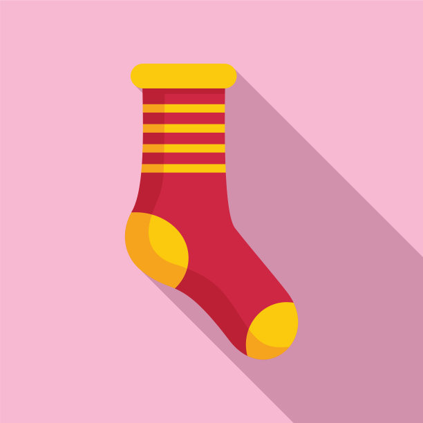 冷袜子图标扁羊毛袜子图片下载