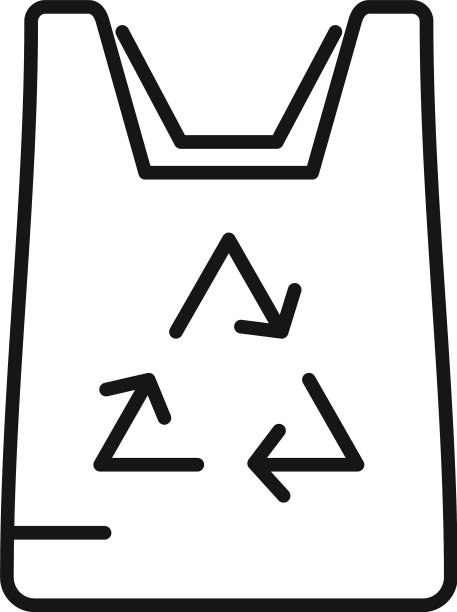 纸质回收袋图标生态面料图片下载