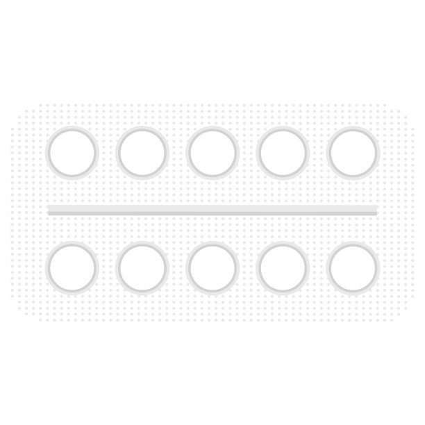 调色板上的白色药丸图片下载