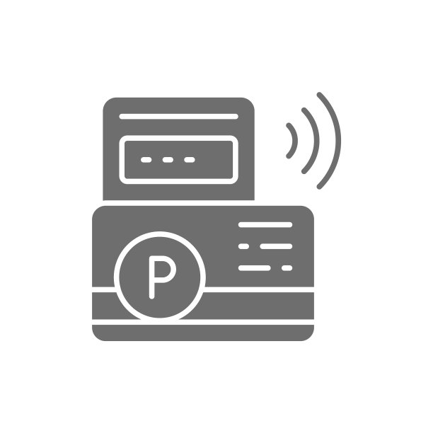 停车付款停车票灰色图标图片下载