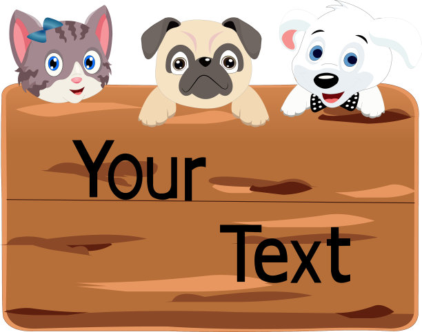 动物板营销艺术品图片下载