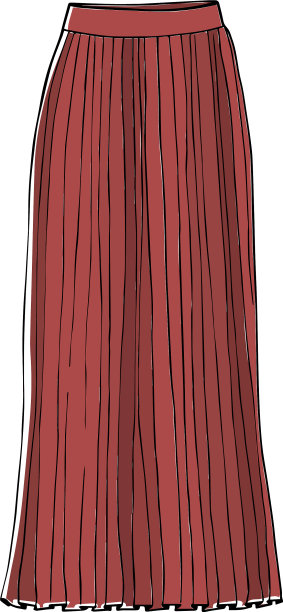 时尚波西米亚或古典风格的长裙图片下载