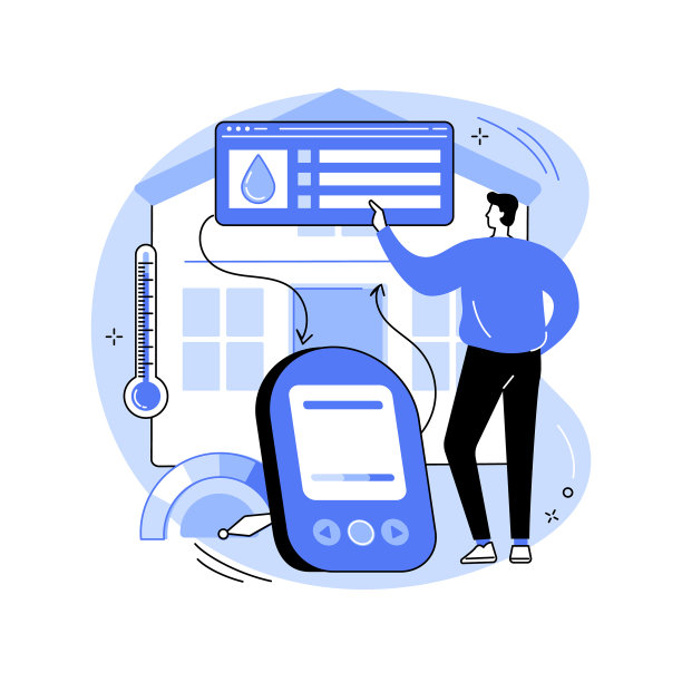 空气质量监测的抽象概念图片下载