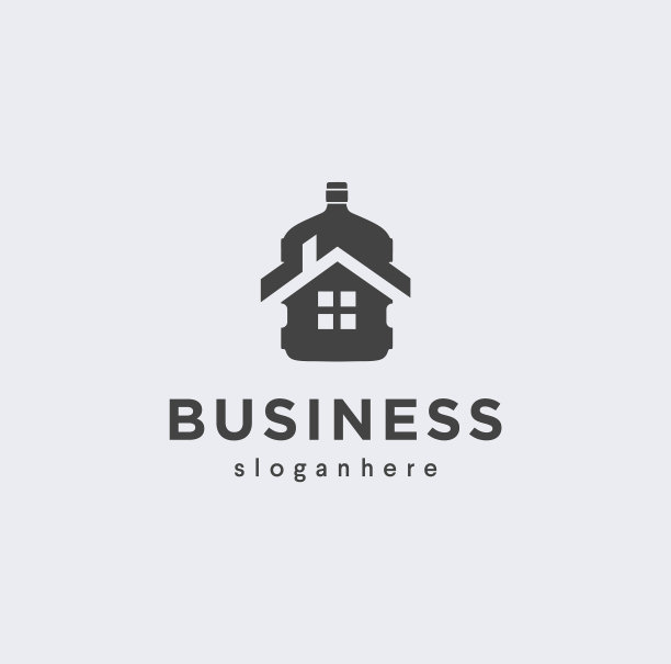 留家瓶标志设计公司图片下载