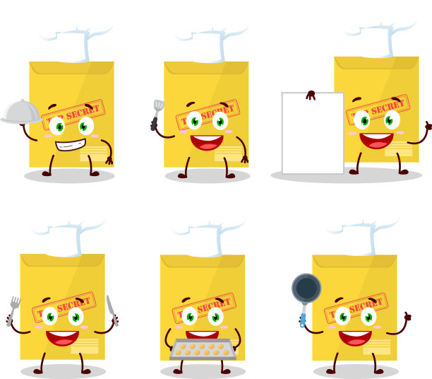 各种卡通人物的秘密文件图片下载