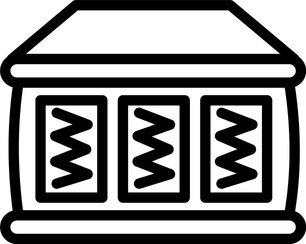 床垫层图标轮廓风格图片下载