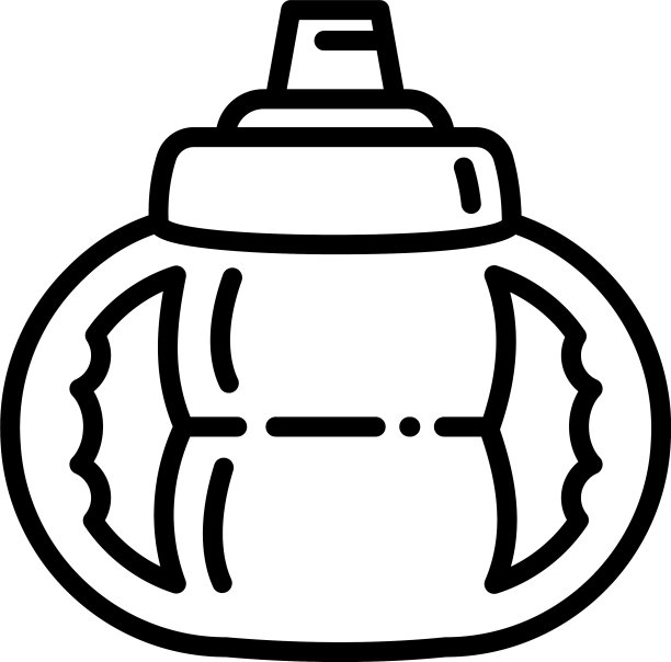 吸管杯瓶图标轮廓风格图片下载