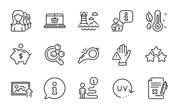 线图标设置包括图标为女性猎头图片下载