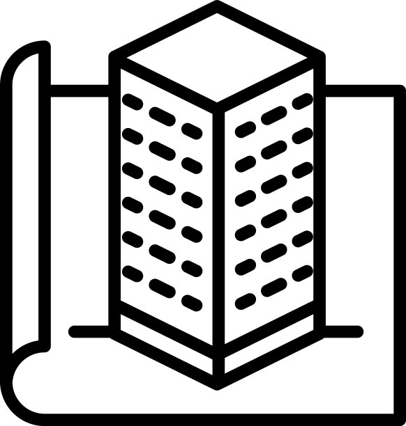 建筑师建筑项目图标轮廓风格图片下载