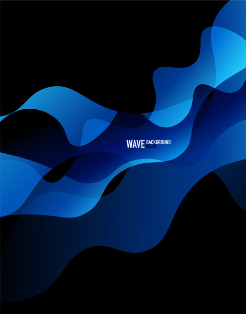 垂直流体梯度波抽象背景图片下载