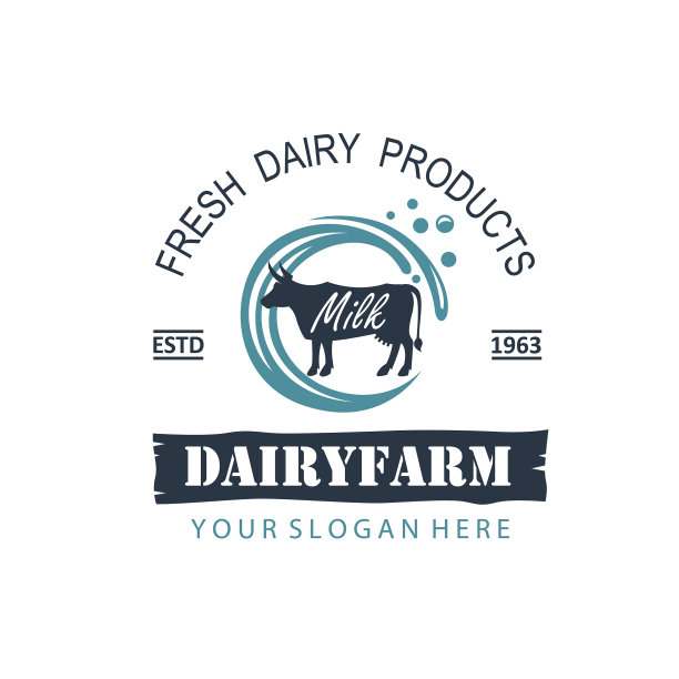 奶牛场的标签图片下载