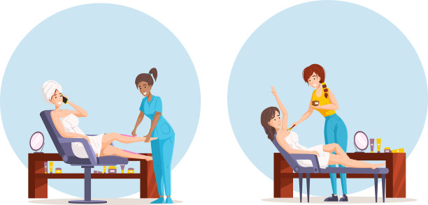 收集美容spa程序脱毛图片下载