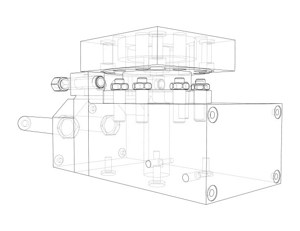 抽象工业对象概念图片下载