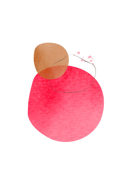 中期极简水彩海报图片下载