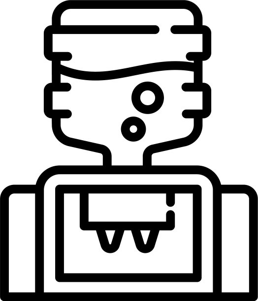 现代饮水机图标轮廓风格图片下载