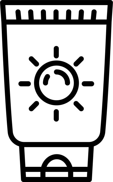 UV软管乳霜图标轮廓样式图片下载
