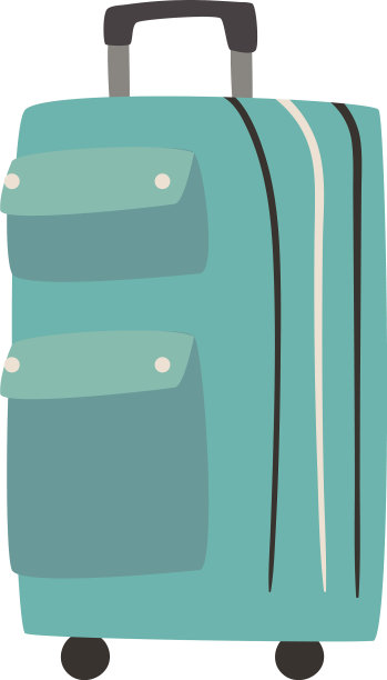 带轮子的行李箱图片下载