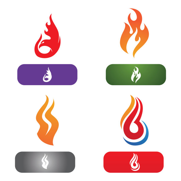 火灾火焰标志图片下载