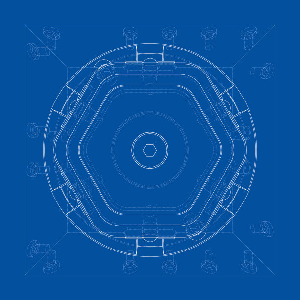 抽象工业对象概念图片下载