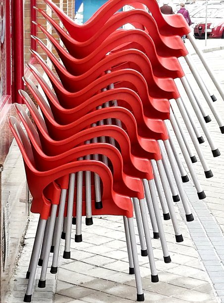 马德里夏季露台图片下载