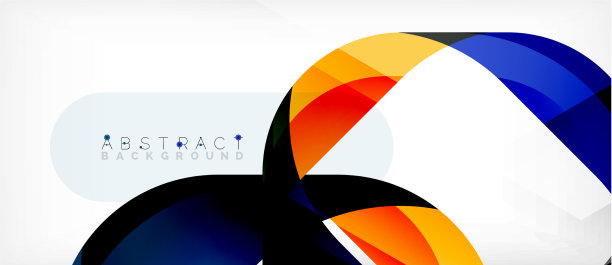 抽象的带有重叠波的正方形形状图片下载