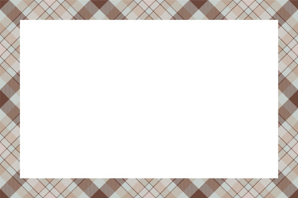 复古框架苏格兰边界图案复古图片下载