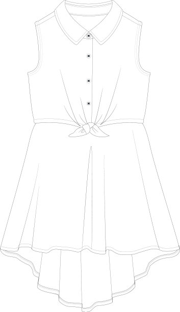 妇女和女孩牛仔连衣裙图片下载