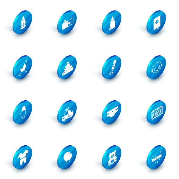 集拼图婴儿奶瓶淋浴图片下载