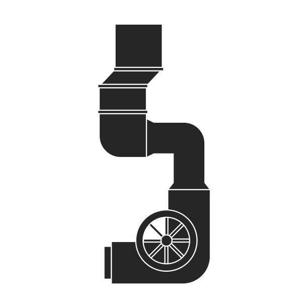 空气系统图标黑色图标隔离图片下载