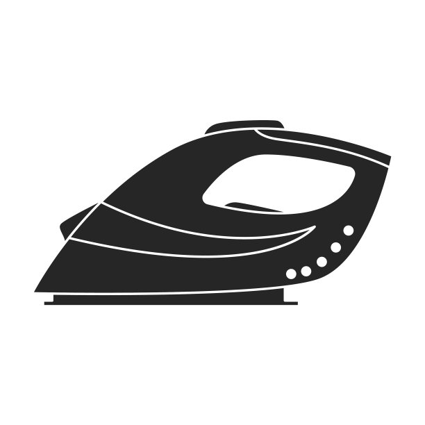 电熨斗图标黑色图标图片下载