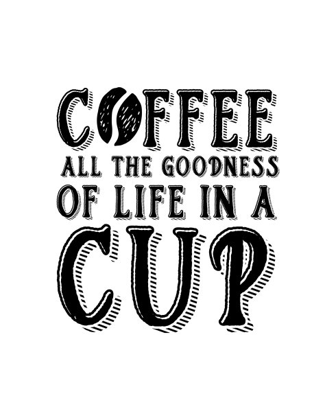 咖啡所有的美好生命都在一杯手中图片下载