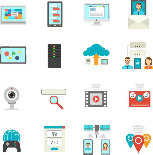 它的平面图标设置图片下载